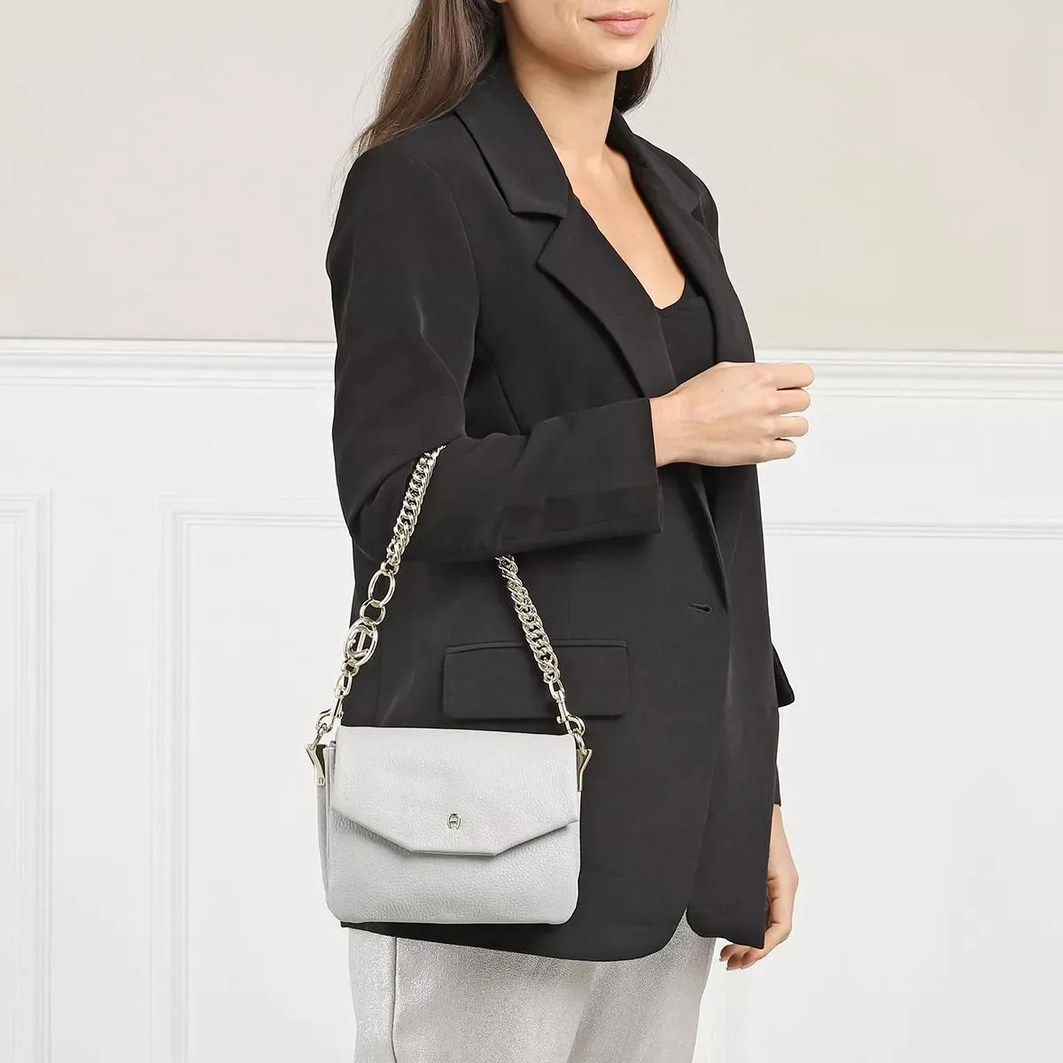   AIGNER  Pam  Spectre Grey  Crossbody Bag 