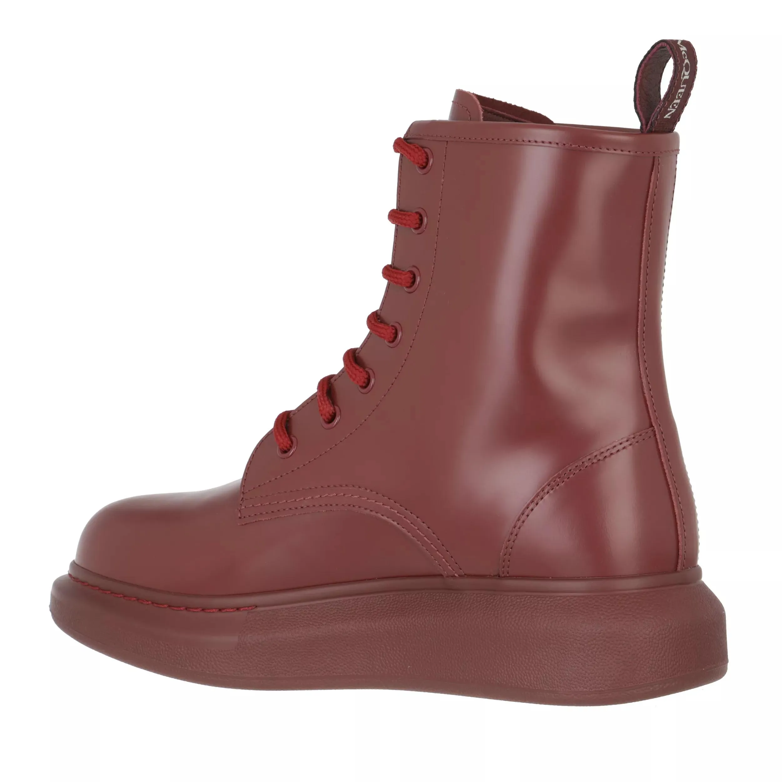   Alexander McQueen  Hybrid Boots Red  Schnürstiefel 