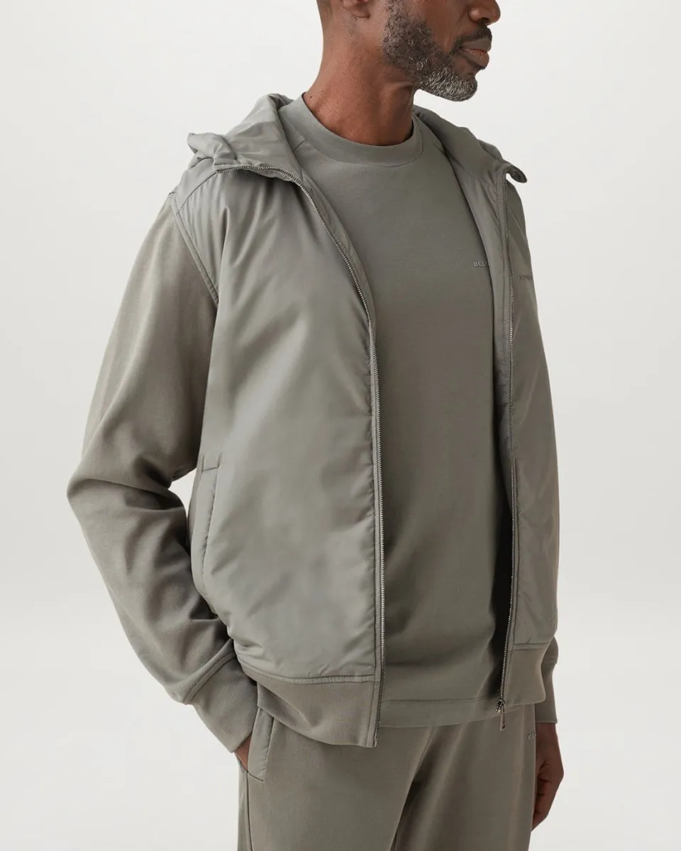 BELSTAFF -Herren Hoodie Alloy Zip Through - Gunmetal