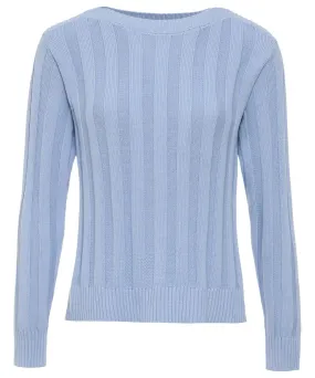 BeOne Pullover breite Rippe
