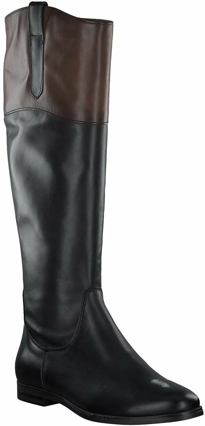 Damen-Stiefel aus Leder 195081692244 (Schwarz/Bunt)