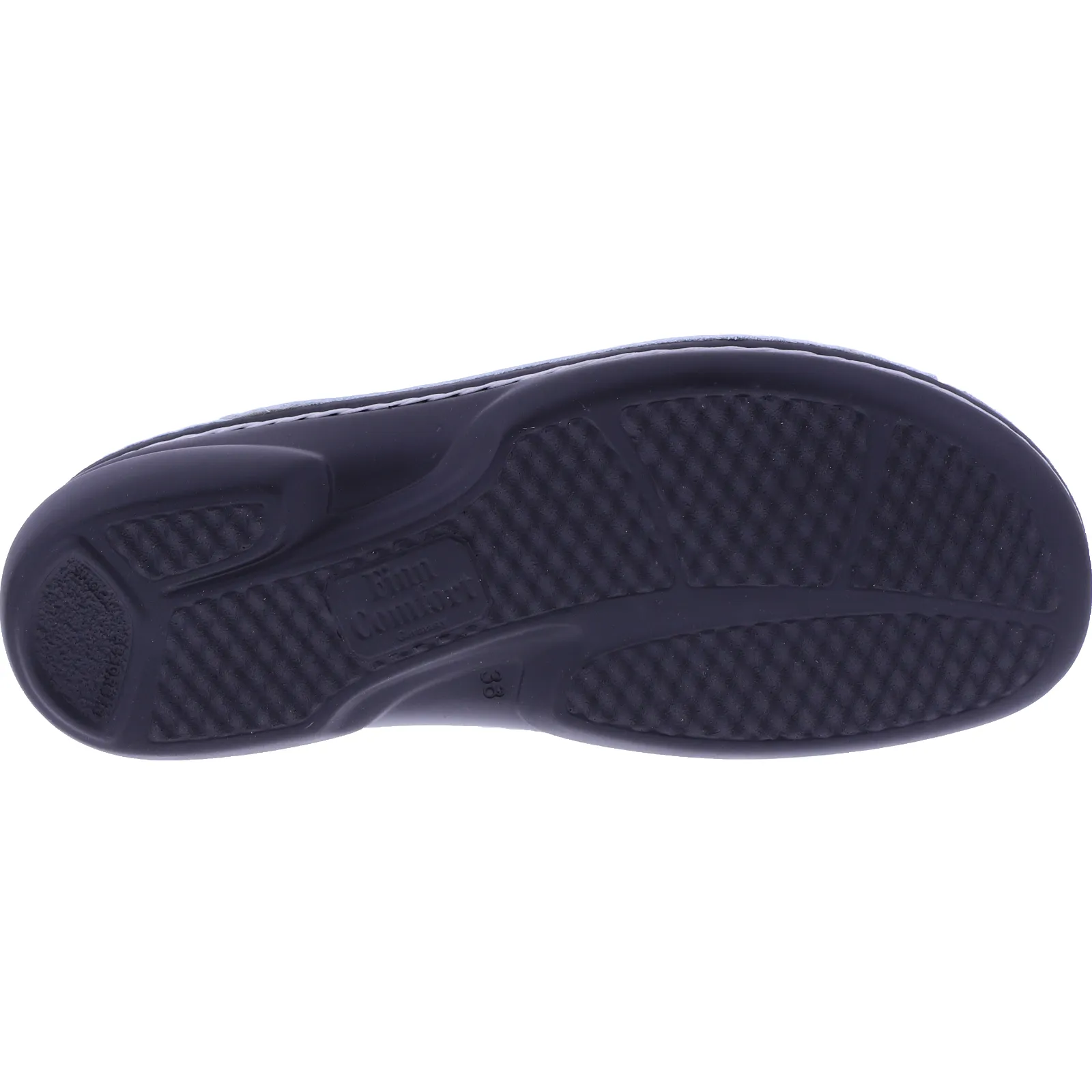 Finn Comfort / Sansibar / Dune-Silbergrau Muster / Wechselfußbett / 02550-794162 / Damen Pantoletten