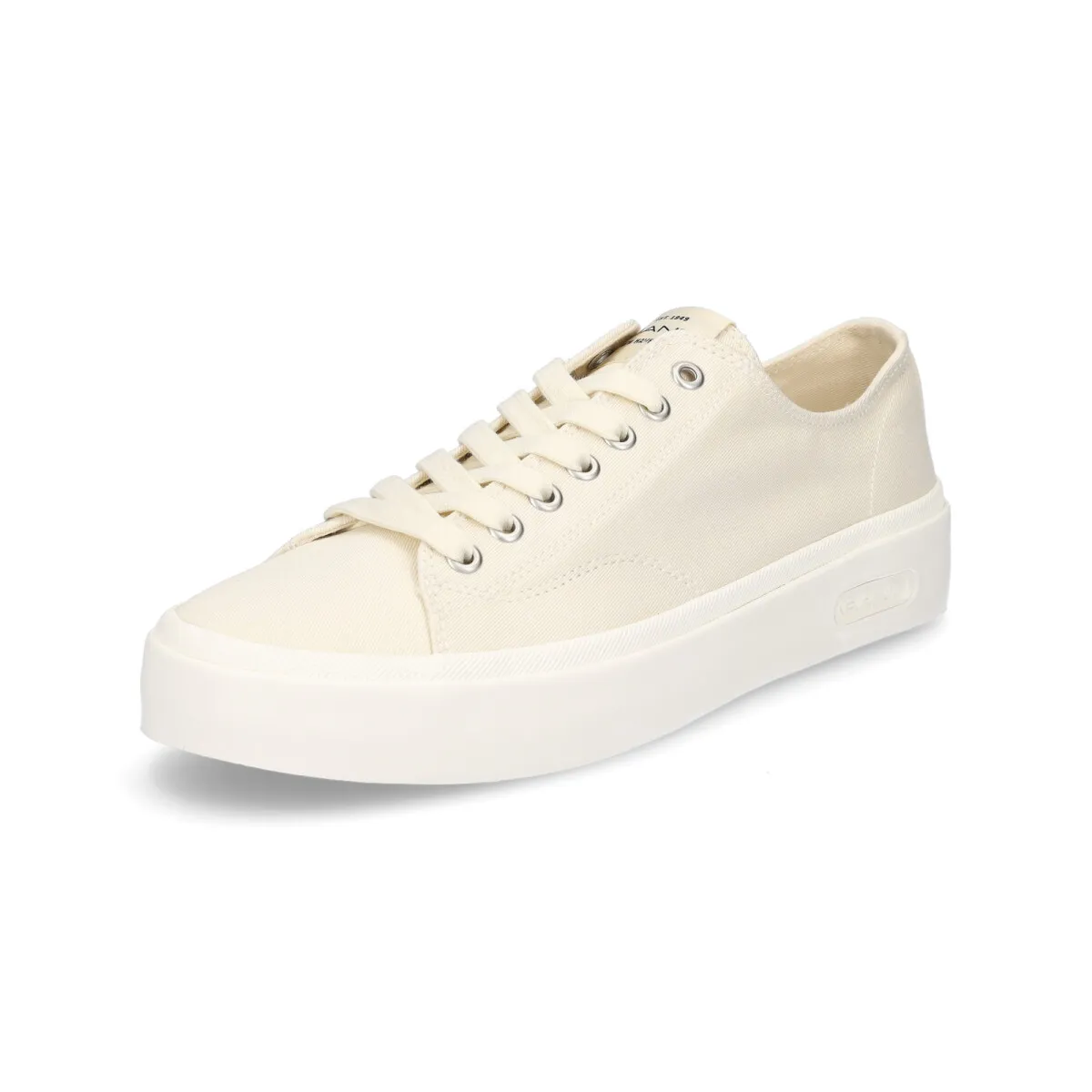 Gant Herren Canvas Schnürschuh creme weiß