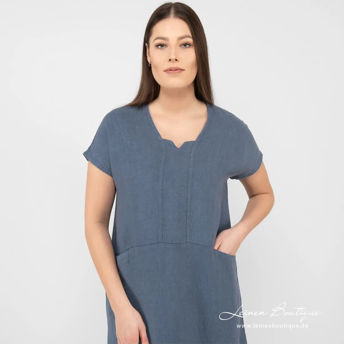 HANA Kleid blau