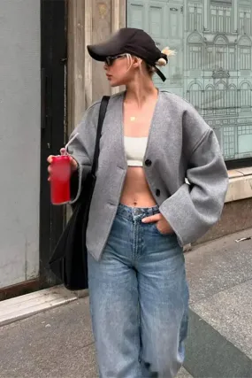 Heidi-Mode | Kurzer Oversize- und Gemütlicher Mantel