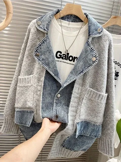 Heidi-Mode | Luxuriöse Gesplittete Denim-Weste