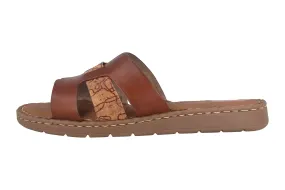 Jana Pantoletten in Übergrößen Braun 8-8-27108-28 362 große Damenschuhe