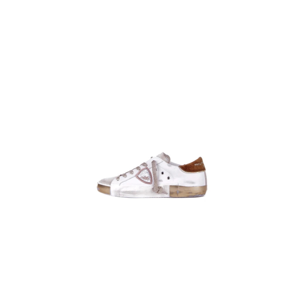 Logo Sneakers mit Leder-Obermaterial