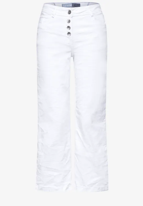 Loose Fit Culotte Jeans