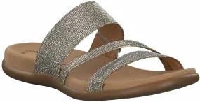 Pantoletten aus Leder 180907650043 (Gold)