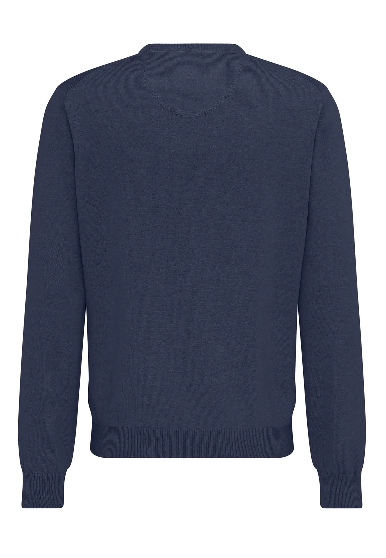 Pullover aus Baumwolle mit V-Ausschnitt