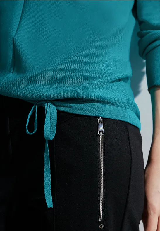 Pullover mit Tunnelzug