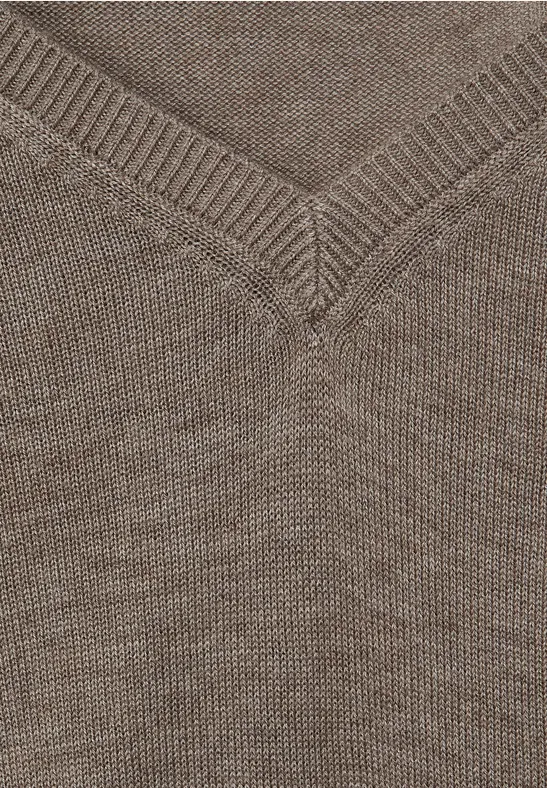 Pullover mit V-Ausschnitt