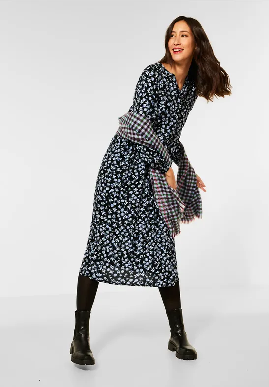 Street One Midi Kleid mit Print 