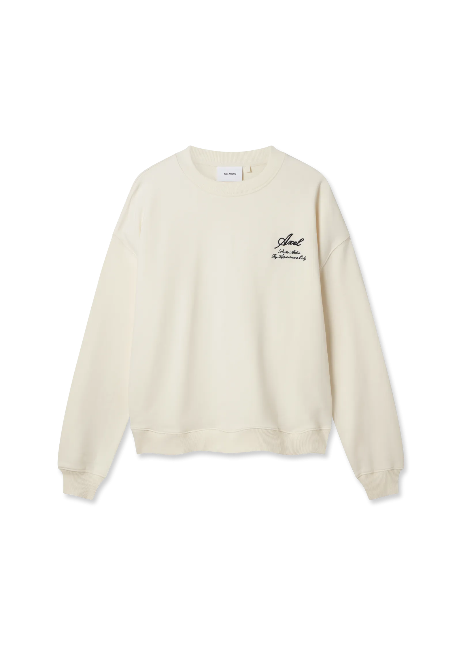 Sweatshirt AXEL ARIGATO Cream Relaxed-Fit Sweatshirt A3000001