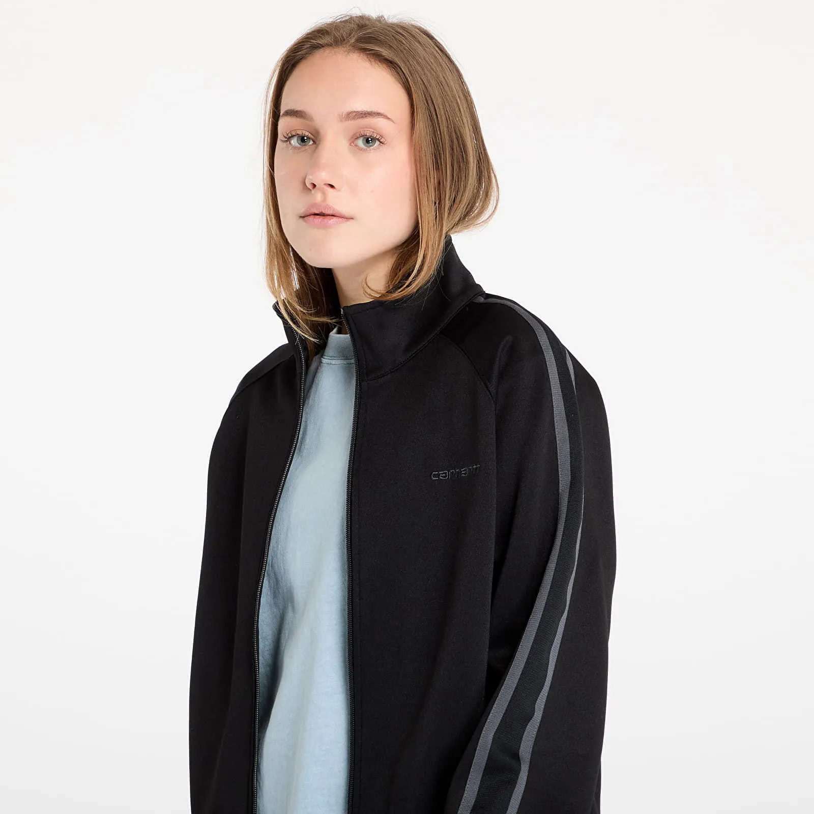 Sweatshirt Carhartt WIP Sweatshirt Bolan Jacket UNISEX Black/ Graphite L I033926.2F1XX