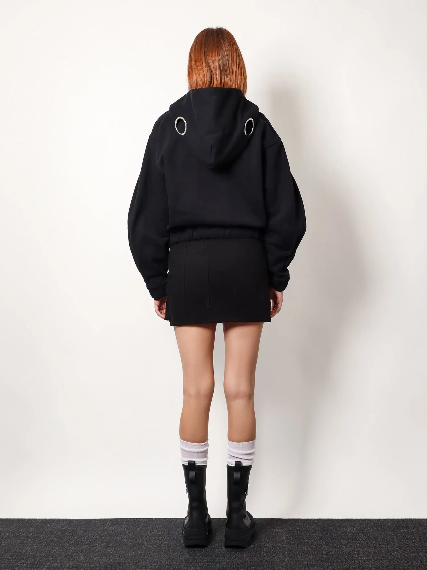 Sweatshirt Moncler Cropped Hooded Sweatshirt 09T8G00001899WC999