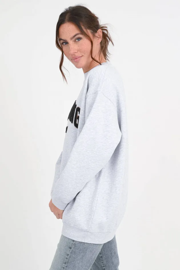 Sweatshirt TYLER in Hellgrau