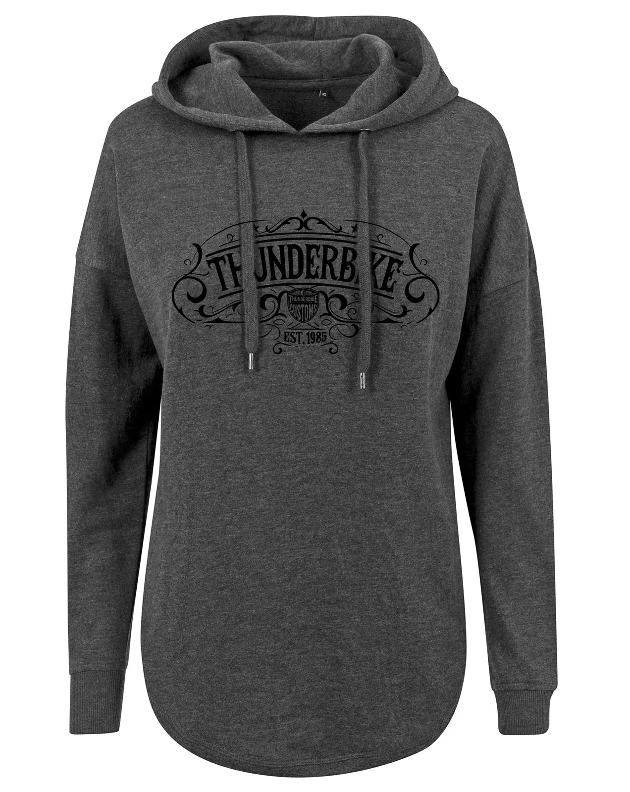 Thunderbike Damen Hoodie Original grau