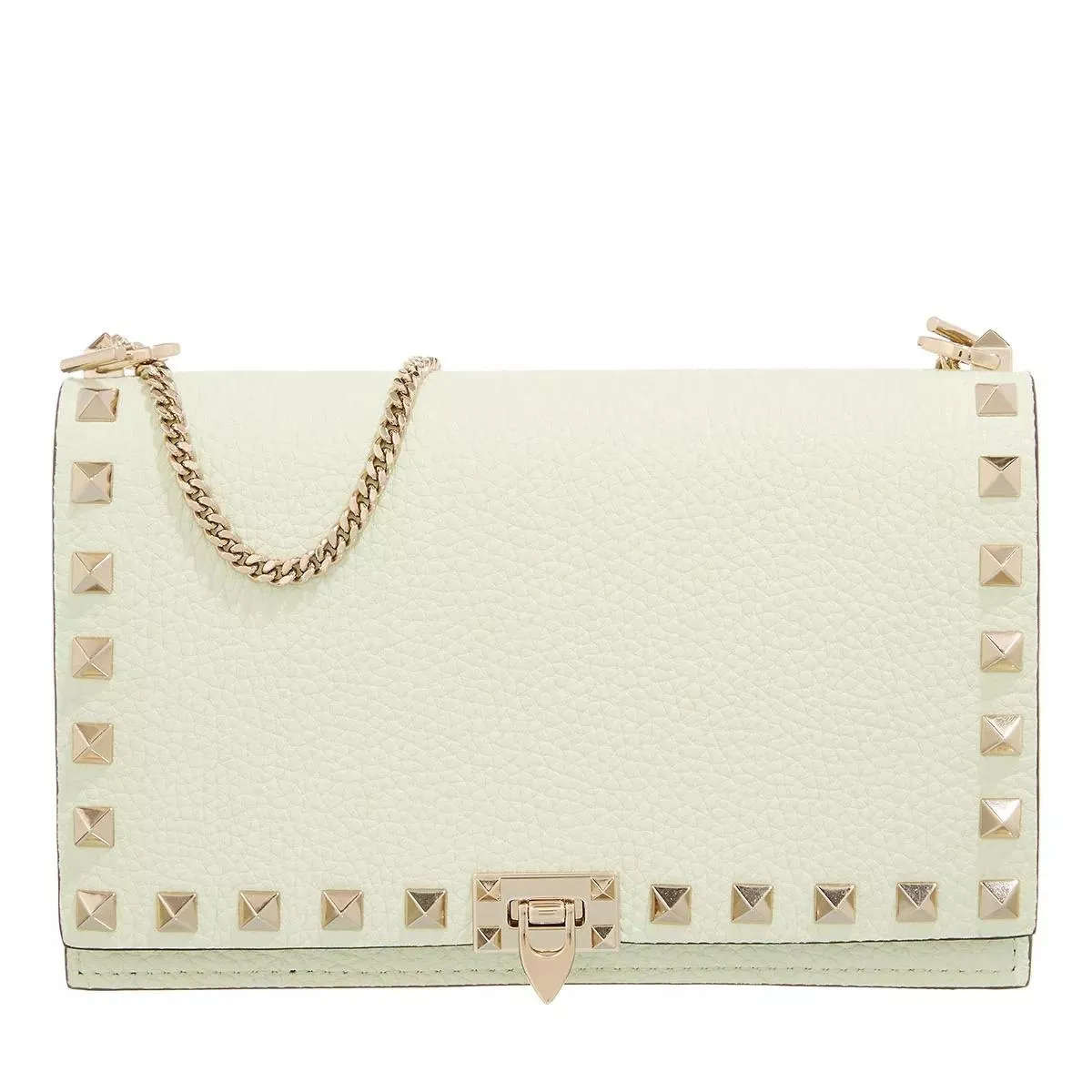   Valentino Garavani  Mini Bag Rockstud Platinum Studs Meadow Mist  Crossbody Bag 