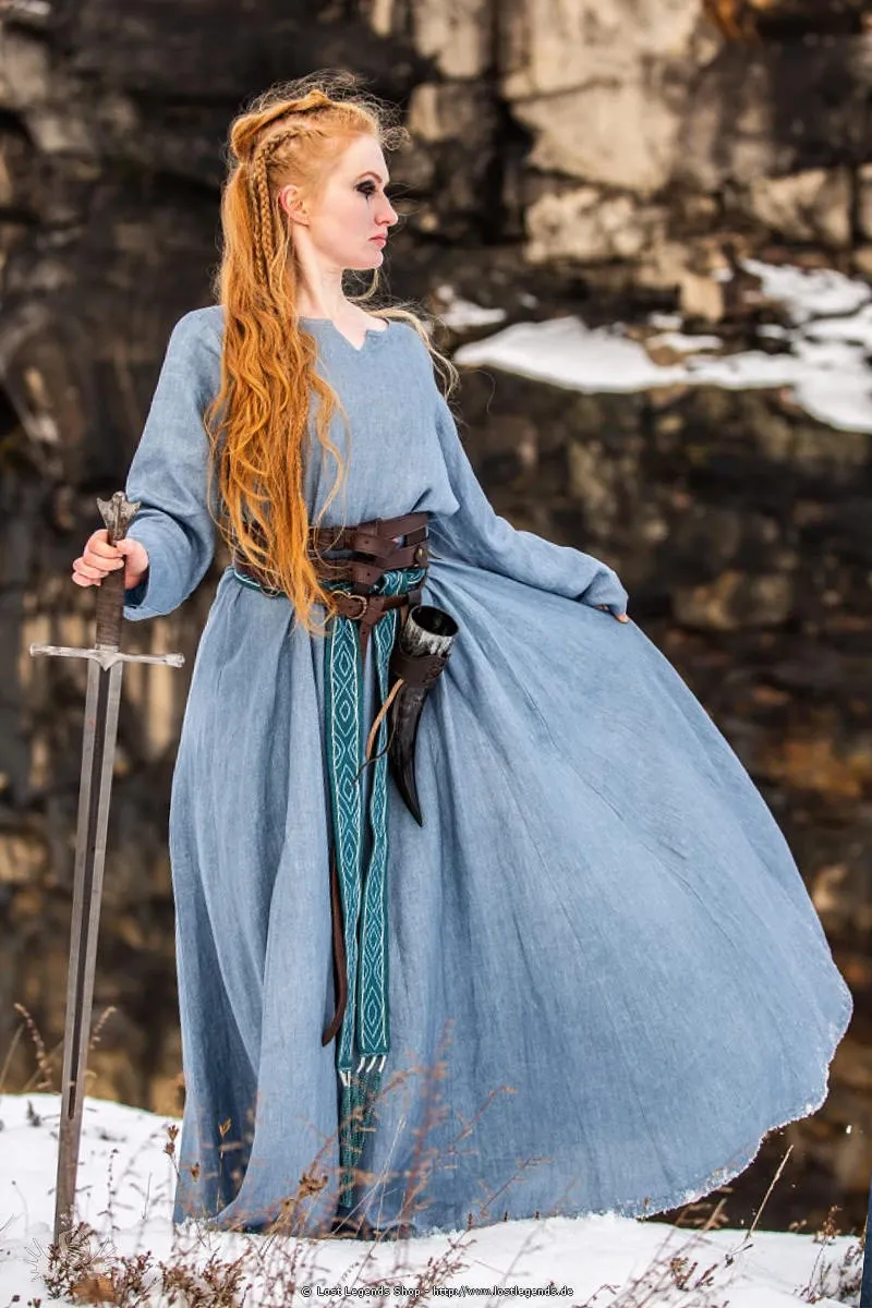 Wikinger Kleid Leinenkleid